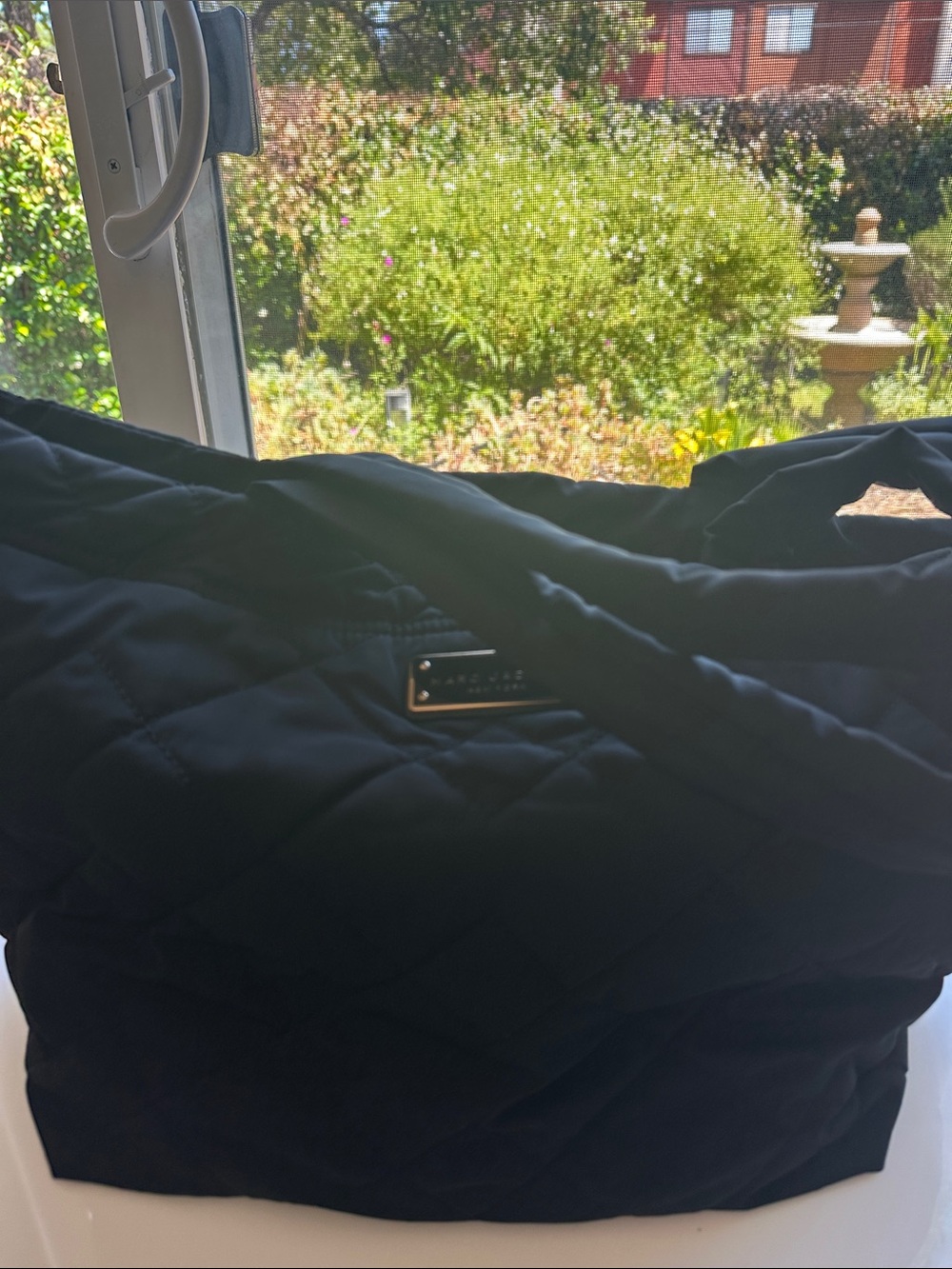 Marc Jacobs Black Quilted Tote Bag